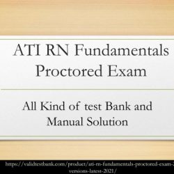 Ati rn fundamentals 2019 proctored exam